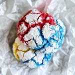 4th of July Crinkle Cookies