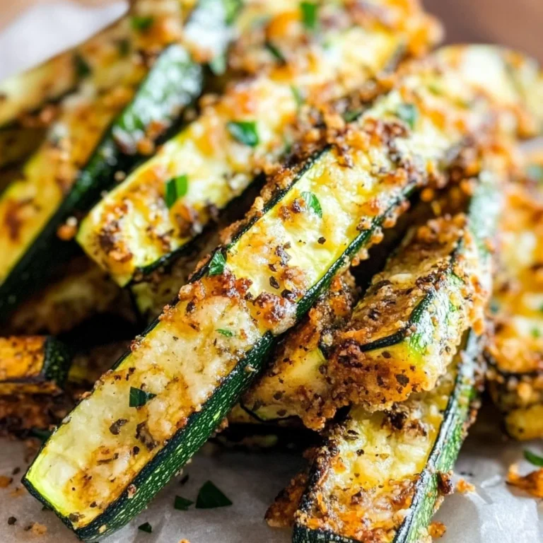 Baked Parmesan Zucchini Fries