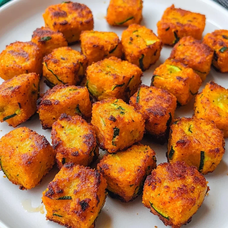 Baked Sweet Potato Zucchini Tots
