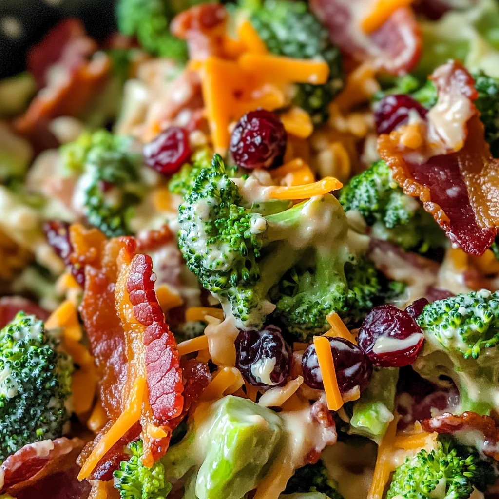 Broccoli Salad with Turkey Bacon Recipe