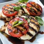 Caprese Grilled Chicken with Balsamic Reduction Recipe