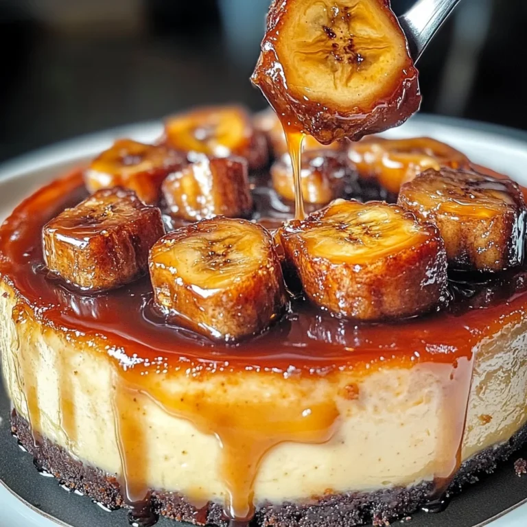 Caramelized Banana Cheesecake With Vanilla Extract