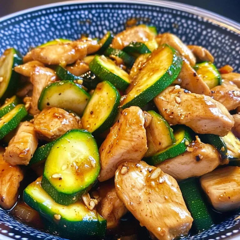 Chicken Zucchini Stir Fry