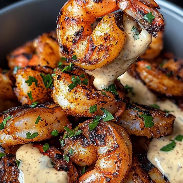 Crispy Cajun Shrimp With Creamy Sauce