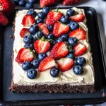 Easy 4th of July Brownies