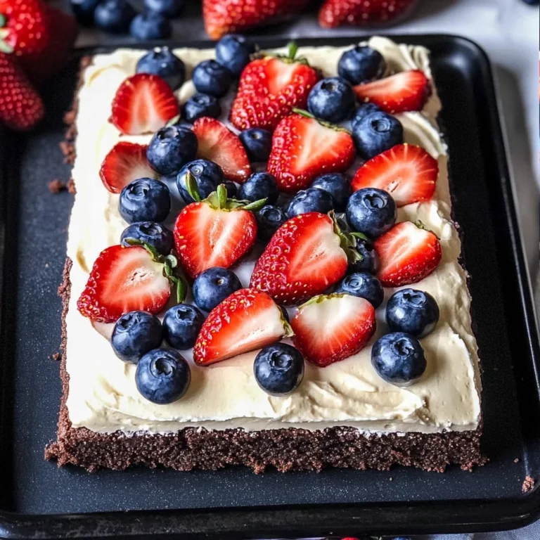 Easy 4th of July Brownies