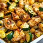 Easy Baked Chicken and Zucchini Recipe