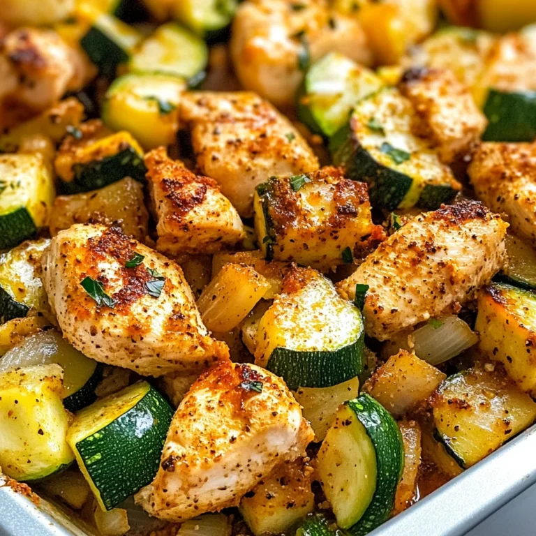 Easy Baked Chicken and Zucchini Recipe