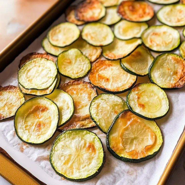 Easy Oven-Baked Zucchini Chips