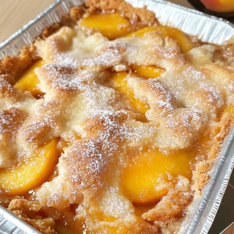 Easy Peach Cobbler Recipe