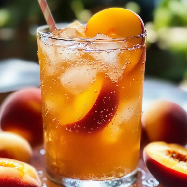 Easy Peach Tea Recipe!