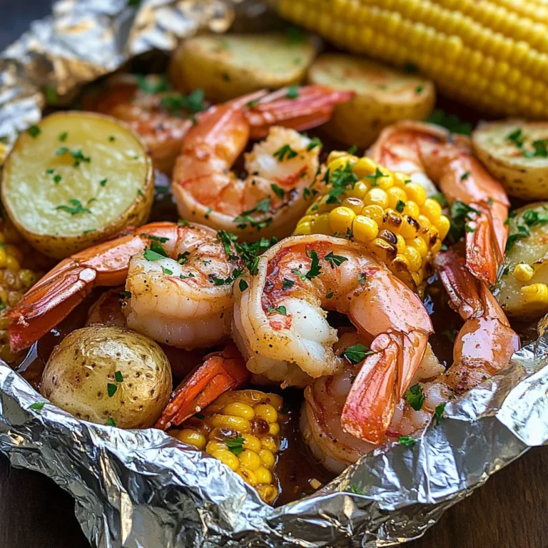 Grilled Shrimp Boil Packets