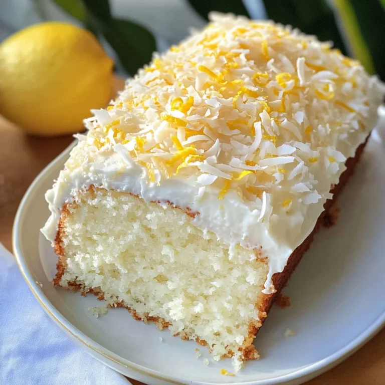 Lemon Coconut Cake