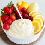 Lemon Cream Fruit Dip