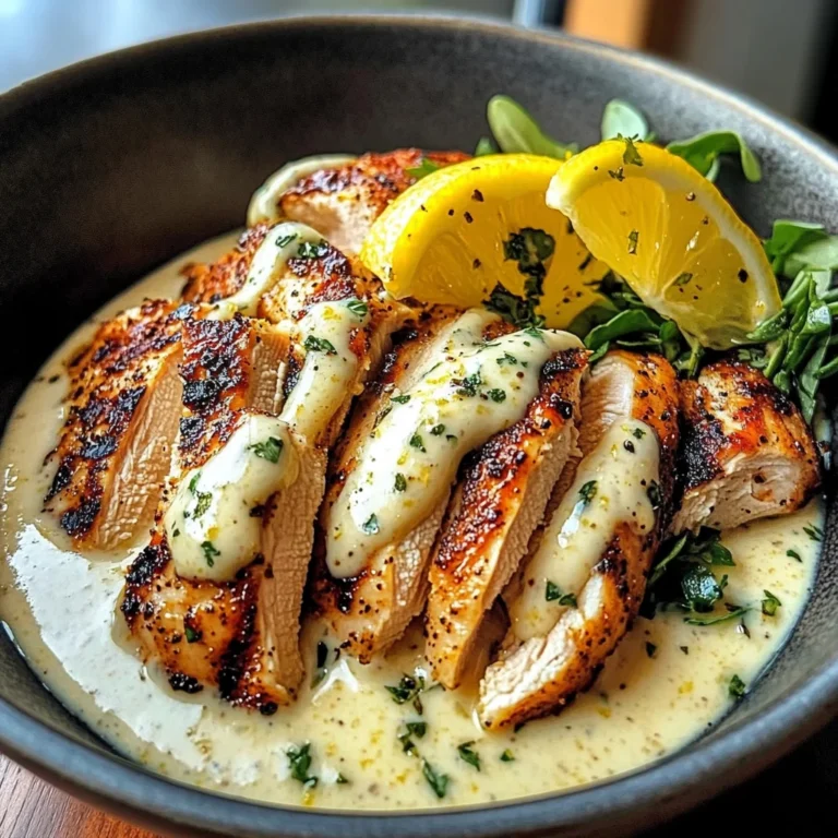 Lemon Pepper Chicken Bowl With Creamy Lemon Sauce