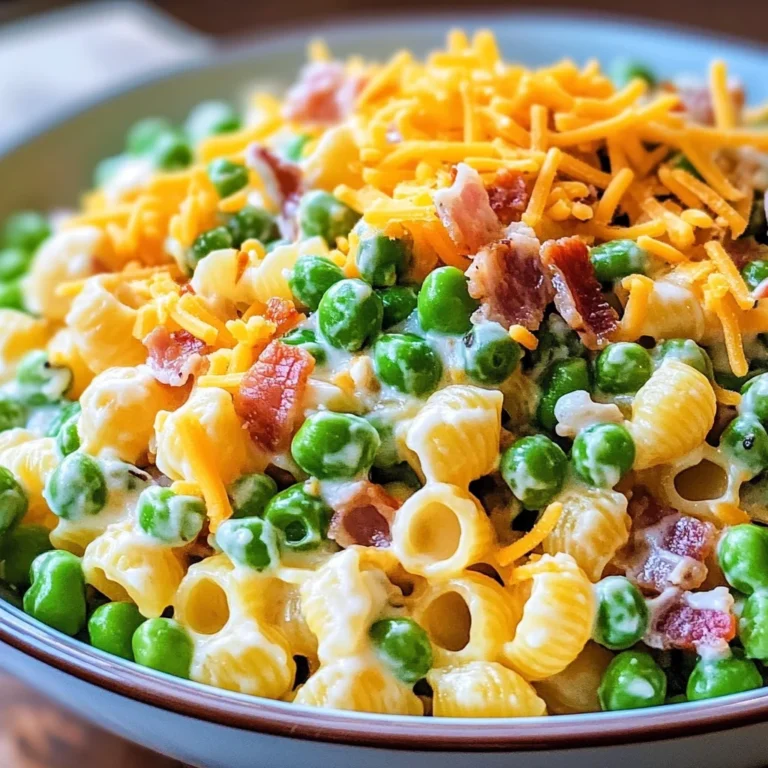 Pea Pasta Salad