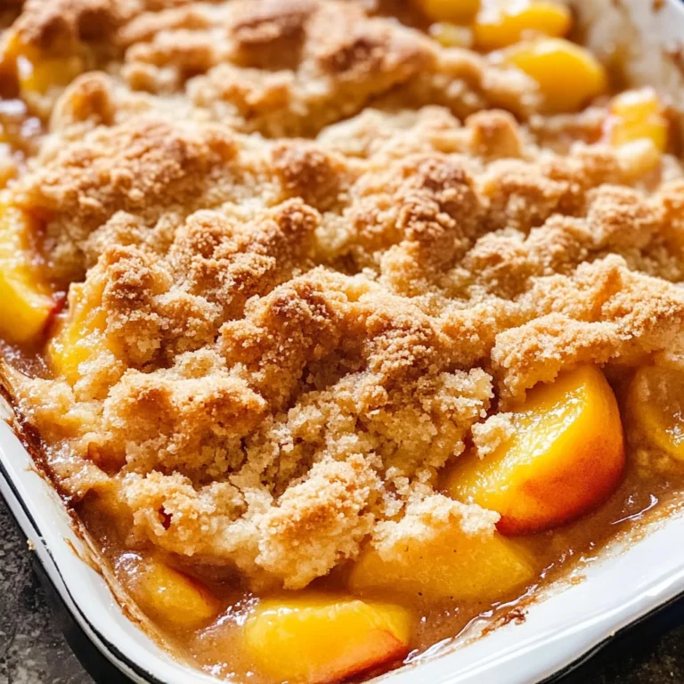 Peach Cobbler Recipe