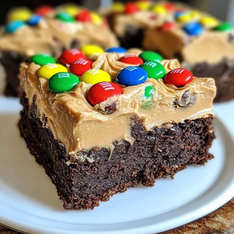 Peanut Butter Whip Brownies