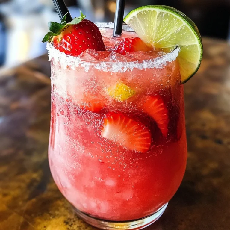 Strawberry Lemonade Margaritas