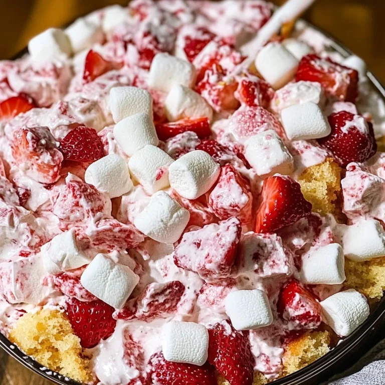 Strawberry Shortcake Fluff Salad
