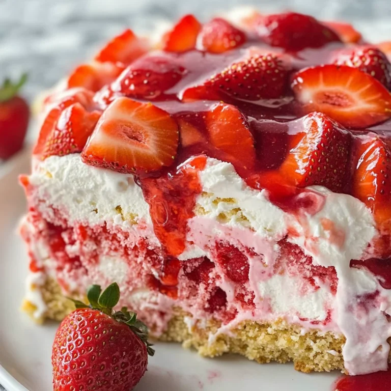 Strawberry Shortcake Ice Cream Cake