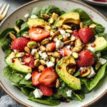 Strawberry Spinach Salad with Strawberry Balsamic