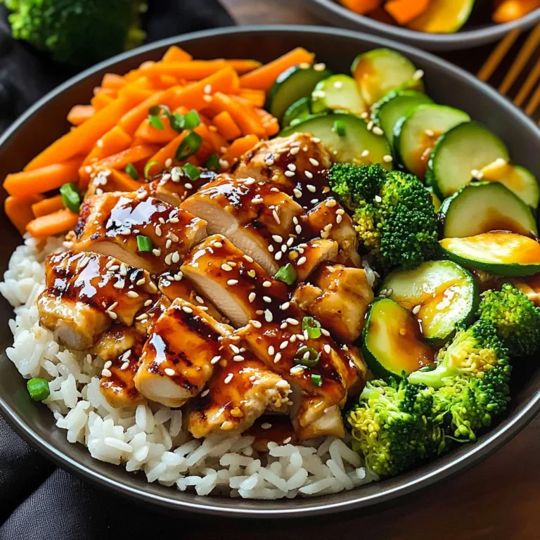 Teriyaki Grilled Chicken and Veggie Rice Bowls