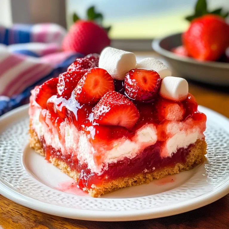 Upside Down Strawberry Cake