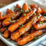 Balsamic Glazed Air Fryer Carrots