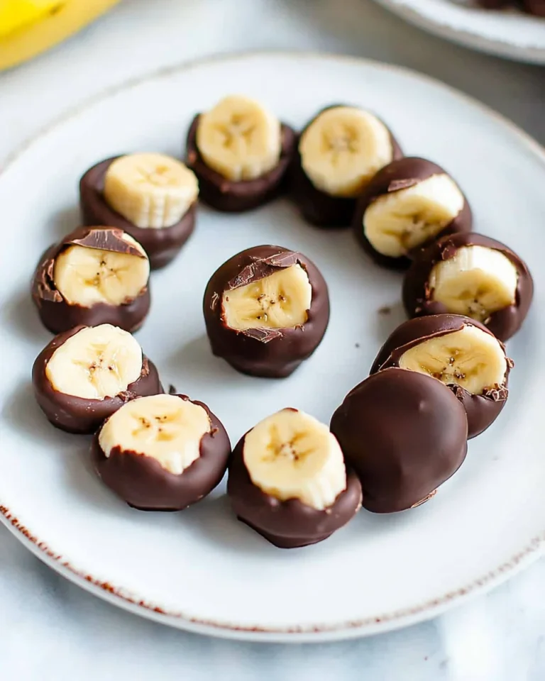 Chocolate Peanut Butter Banana Bites