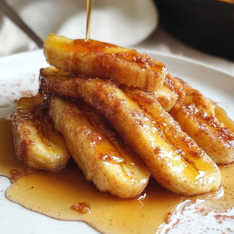 Cinnamon Baked Bananas