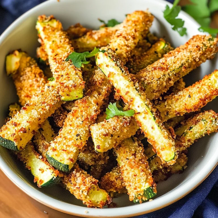 Crispy Air Fryer Zucchini Fries (Gluten-Free, Dairy-Free)
