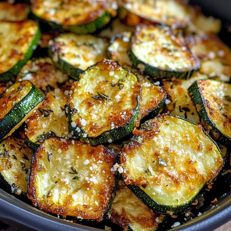 Crispy Air Fryer Zucchini Parmesan Recipe