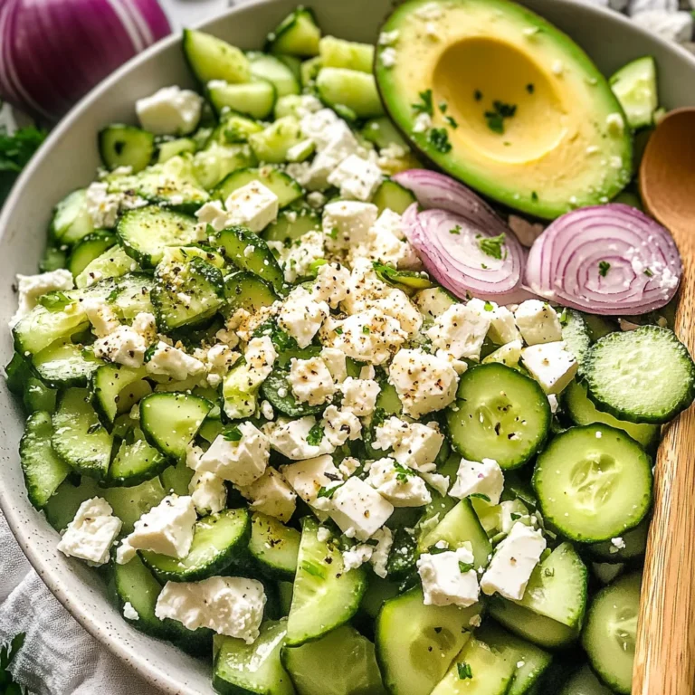 Cucumber Feta Salad