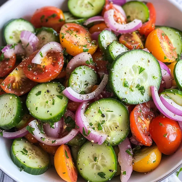 Cucumber Tomato Salad