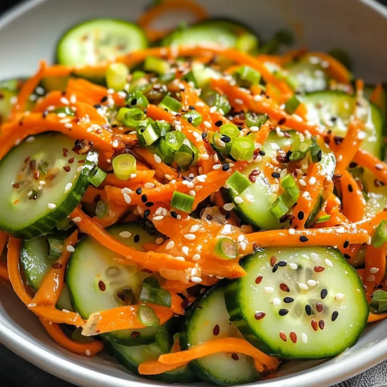 Cucumber and carrot salad