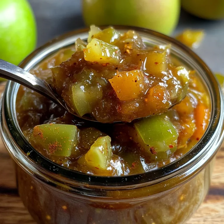 Easy Green Tomato Chutney