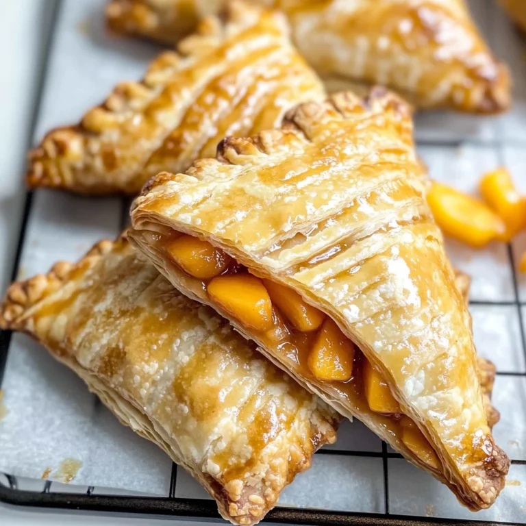 Easy Peach Turnovers