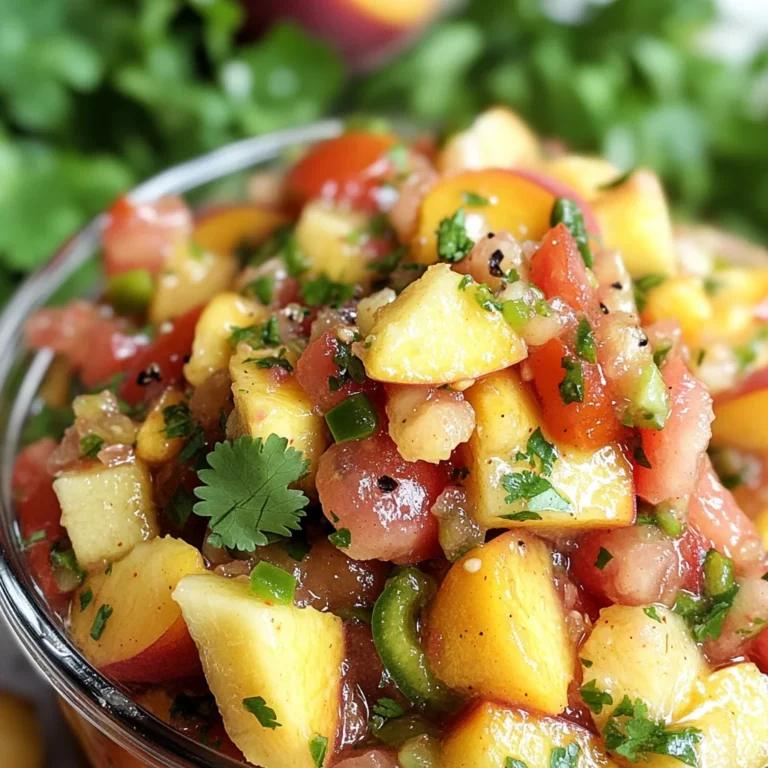 Fresh Peach Salsa recipe