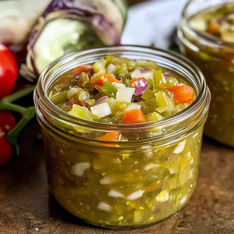 Green Tomato Chow Chow