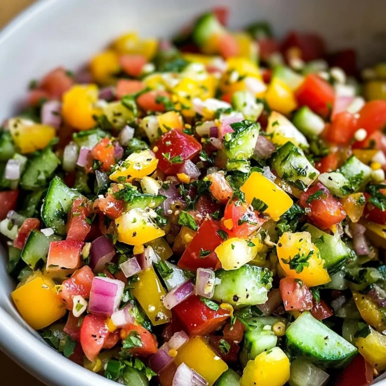 Israeli Salad Recipe