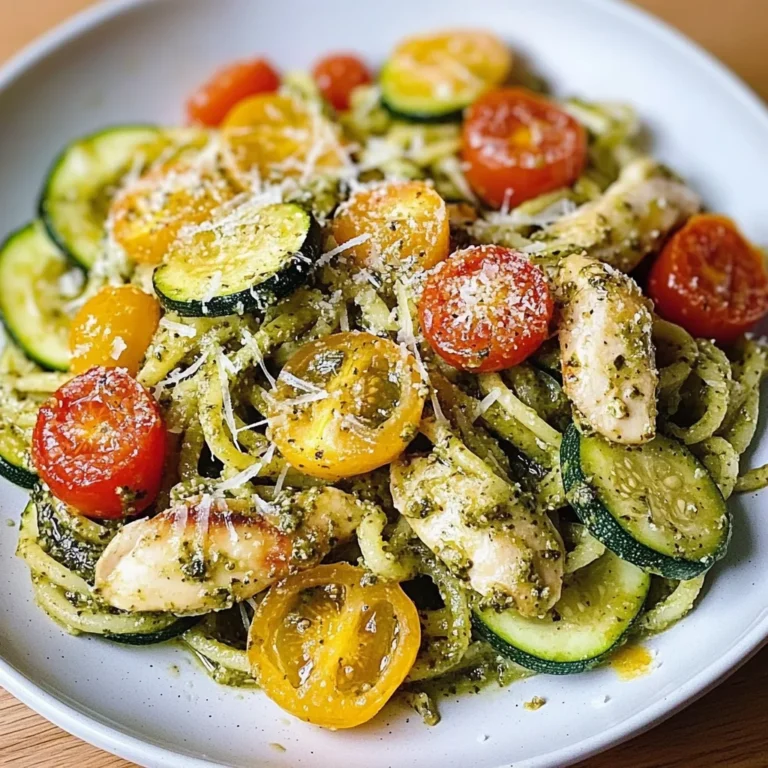 Parmesan Zucchini Tomato Chicken Spaghetti