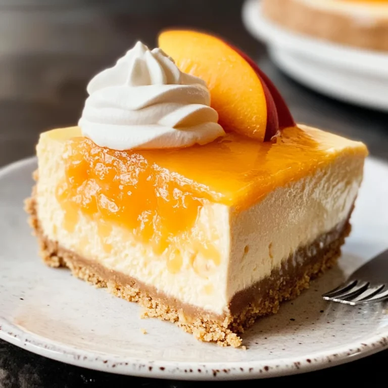 Peach Cheesecake Recipe