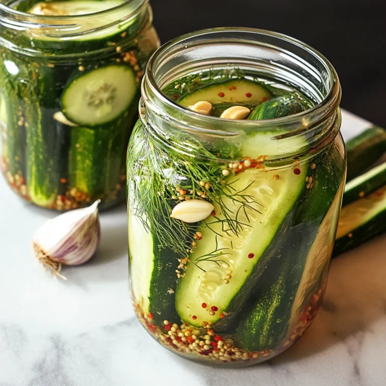 Refrigerator Dill Pickles