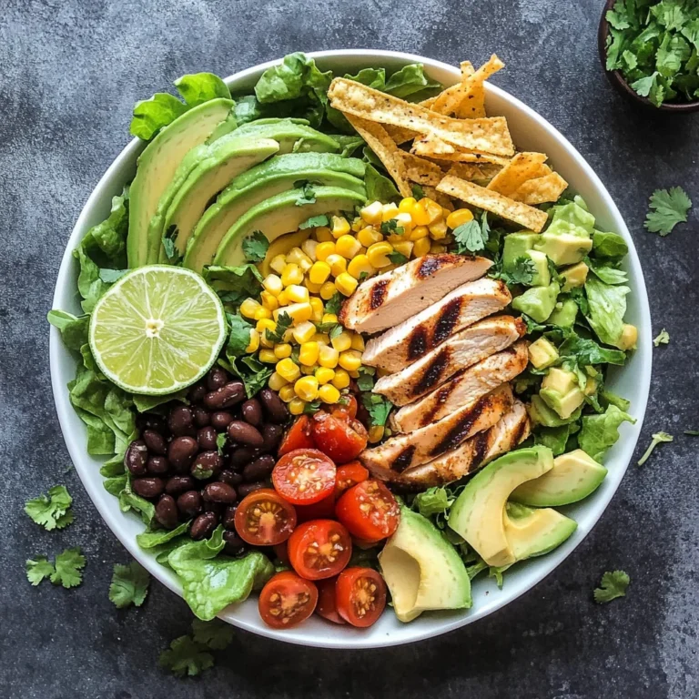Santa Fe Chicken Salad with Tangy Lime Dressing