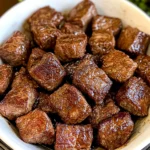 Air Fryer Juicy Steak Bites