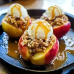 Apple Crisp Stuffed Baked Apples