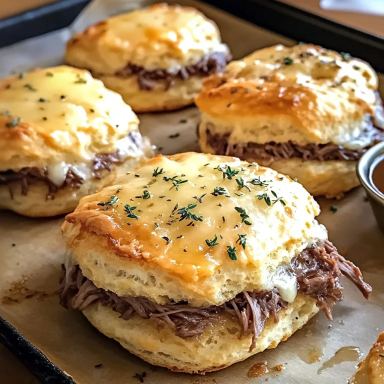 Baked French Dip Biscuits Recipe: A Comforting, Family-Friendly Meal