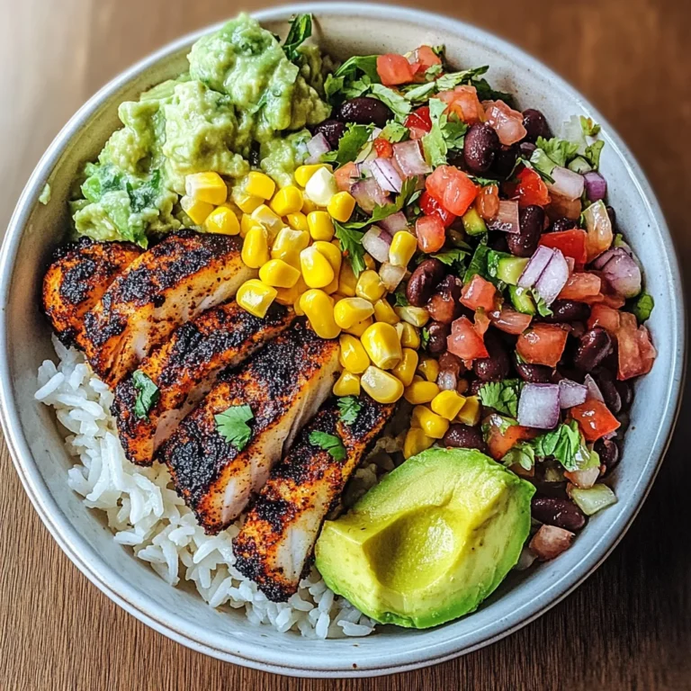 Blackened Fish Taco Bowls