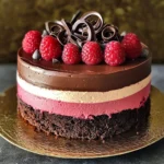 Chocolate Raspberry Mousse Cake